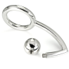 Metal Hard - Anneau Cock Ring Avec Crochet Intrus Anal 45Mm